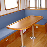 Cornered Seating Area on Boat